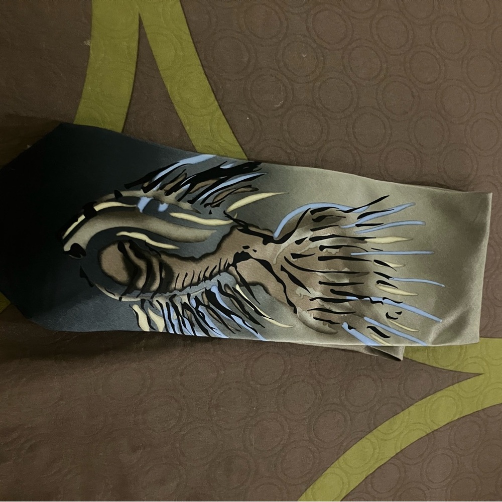Peacock Feather Design Tie